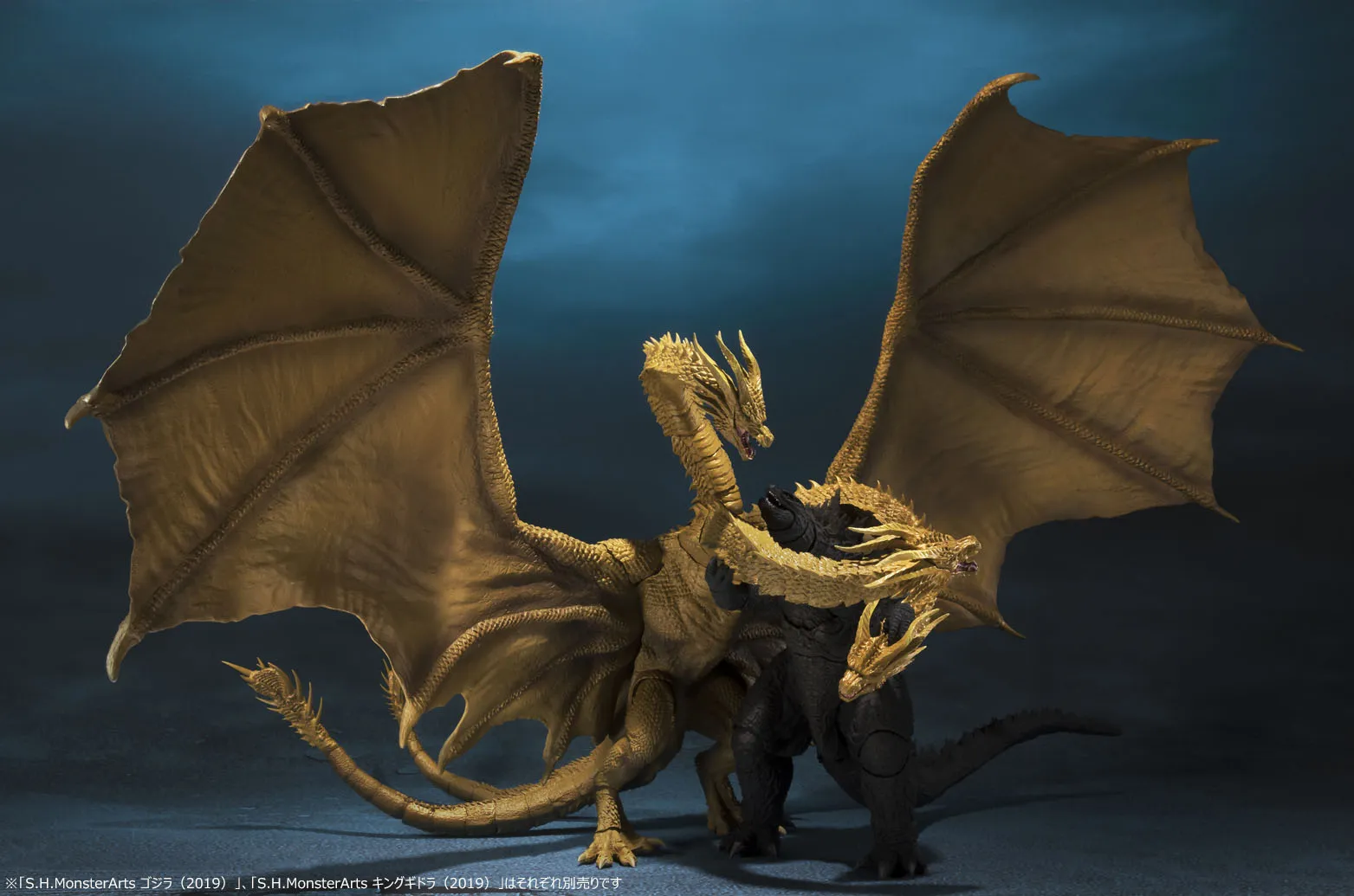ゴジラ怪獣　キングギドラ フィギュア 2025年最新】フィギュア名：モンスターアーツ キングギドラ