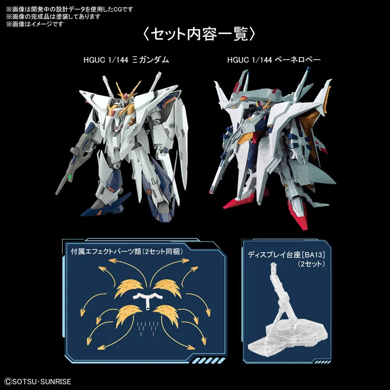 予約2021年4月】HGUC 1/144 ΞガンダムVSペーネロペー ファンネル