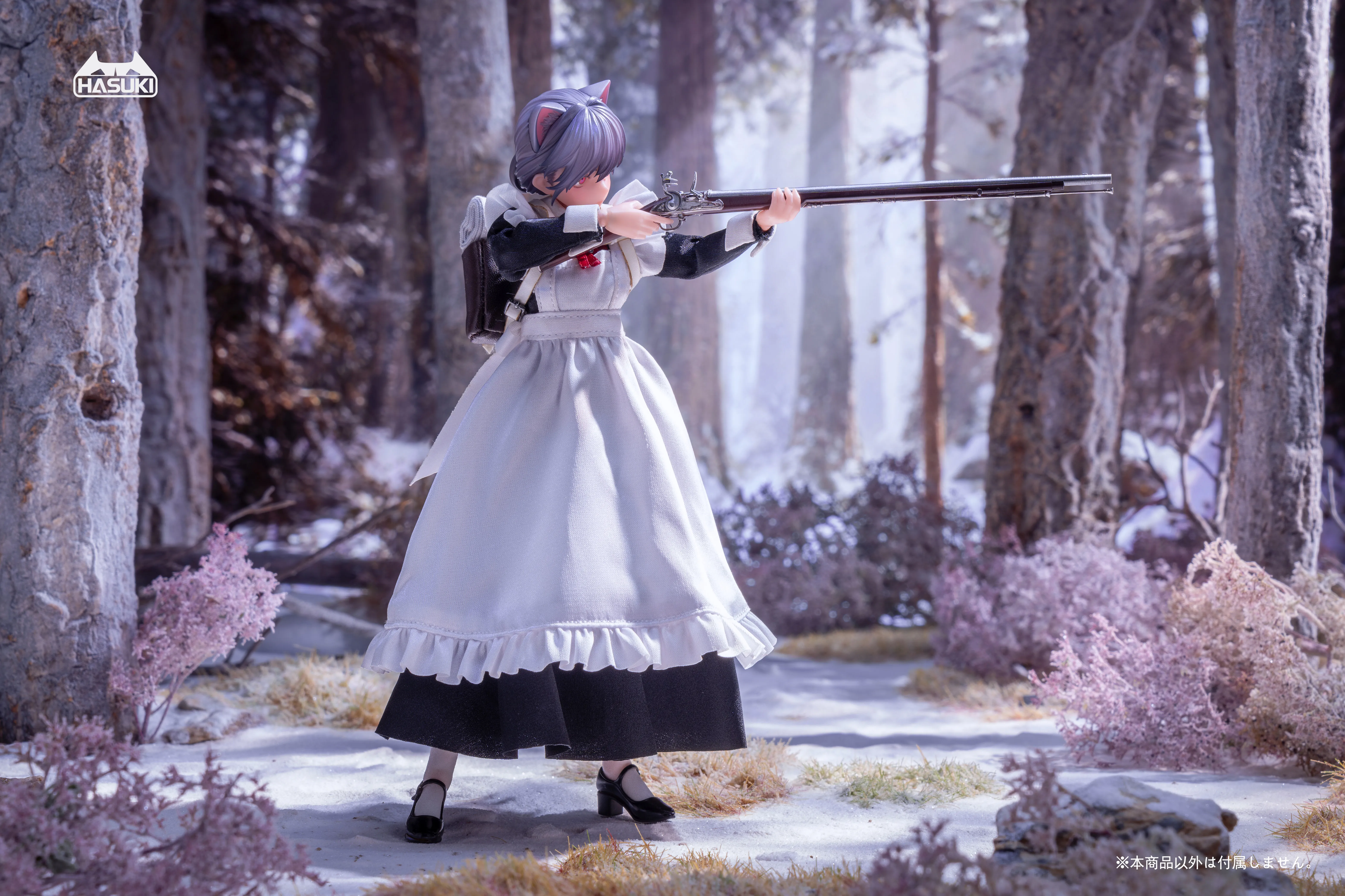 予約2025年10月】pocket artシリーズ PA010 メイド銃士 FKEY 1/12 完成