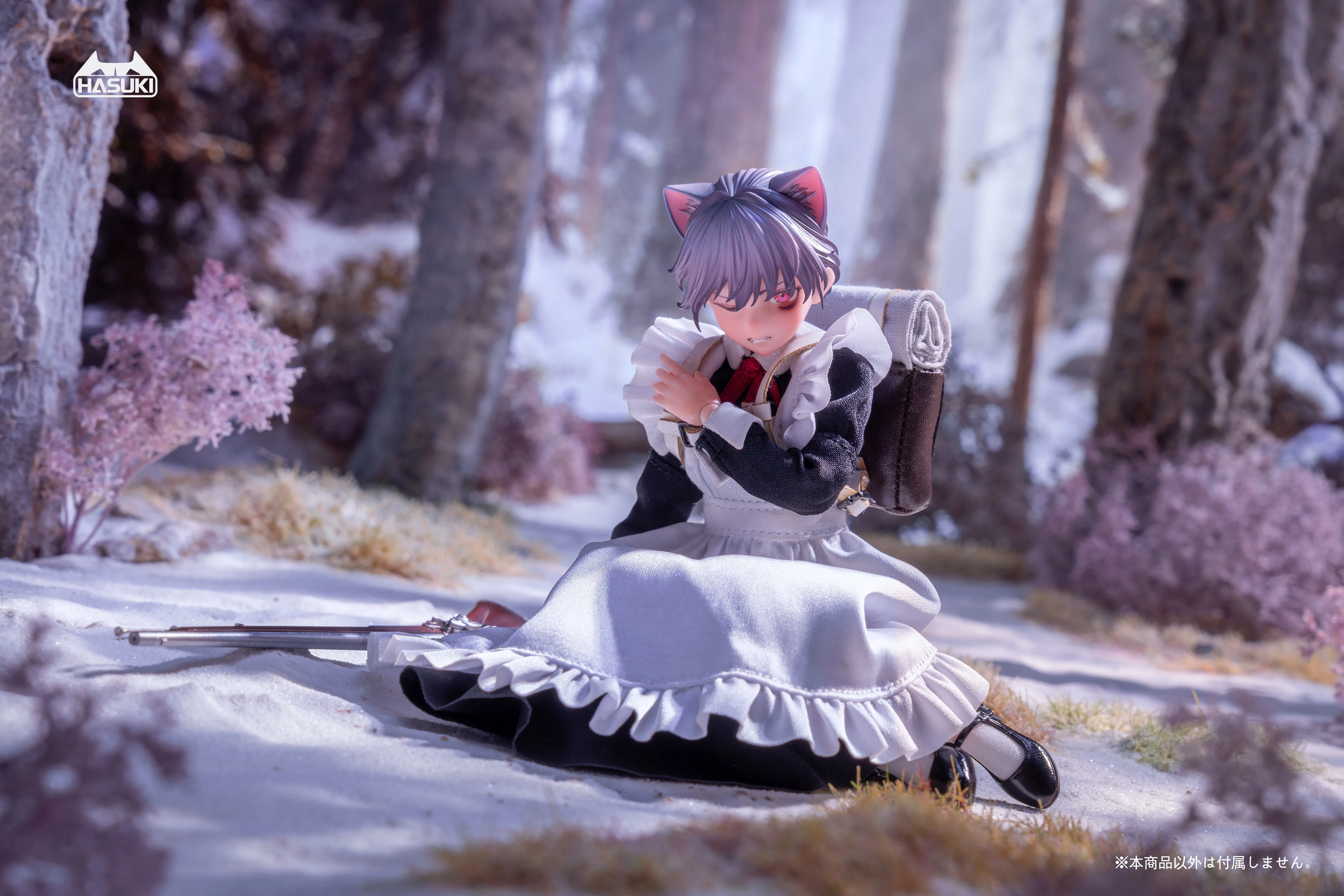予約2025年10月】pocket artシリーズ PA010 メイド銃士 FKEY 1/12 完成