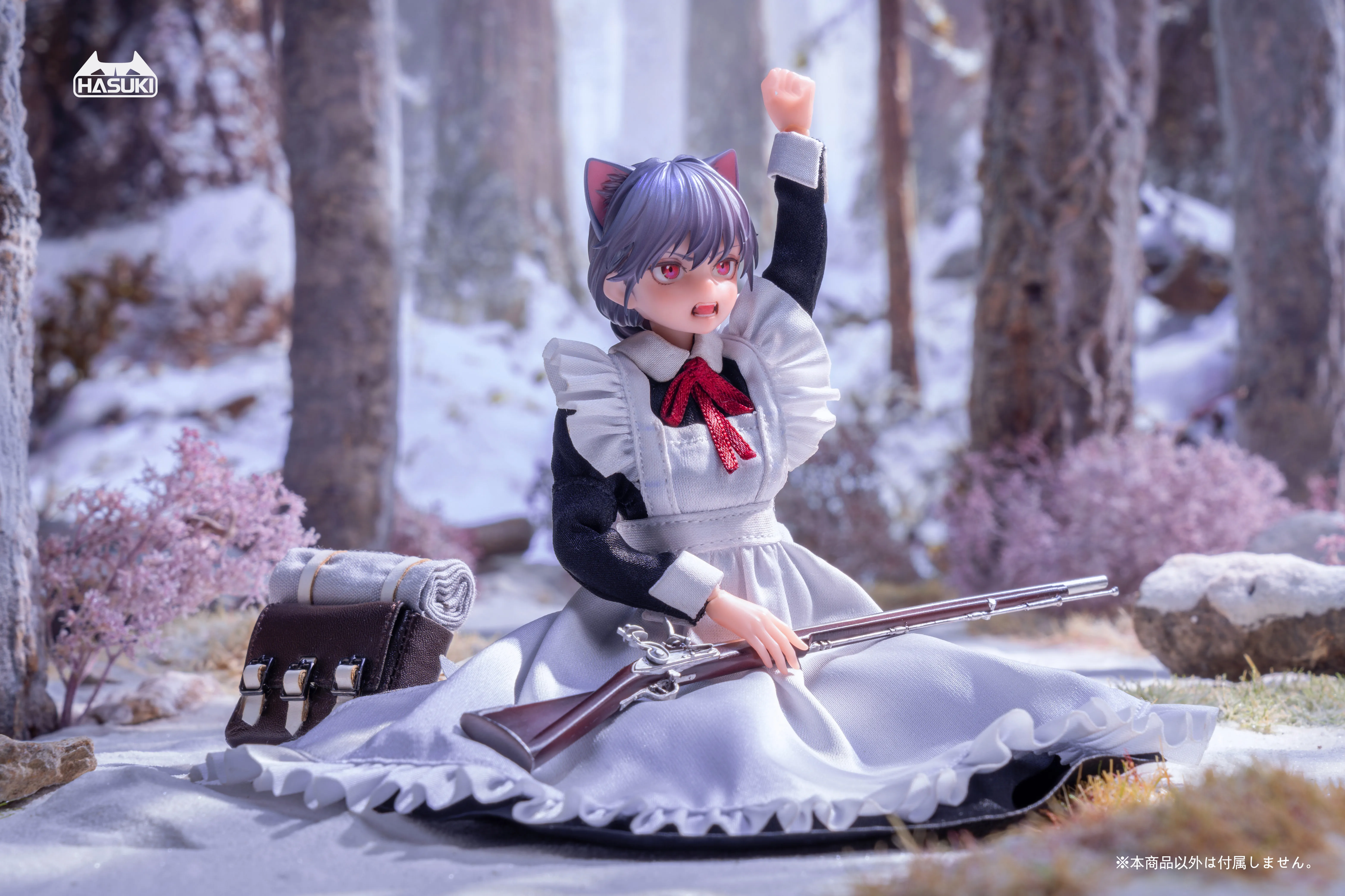 予約2025年10月】pocket artシリーズ PA010 メイド銃士 FKEY 1/12 完成