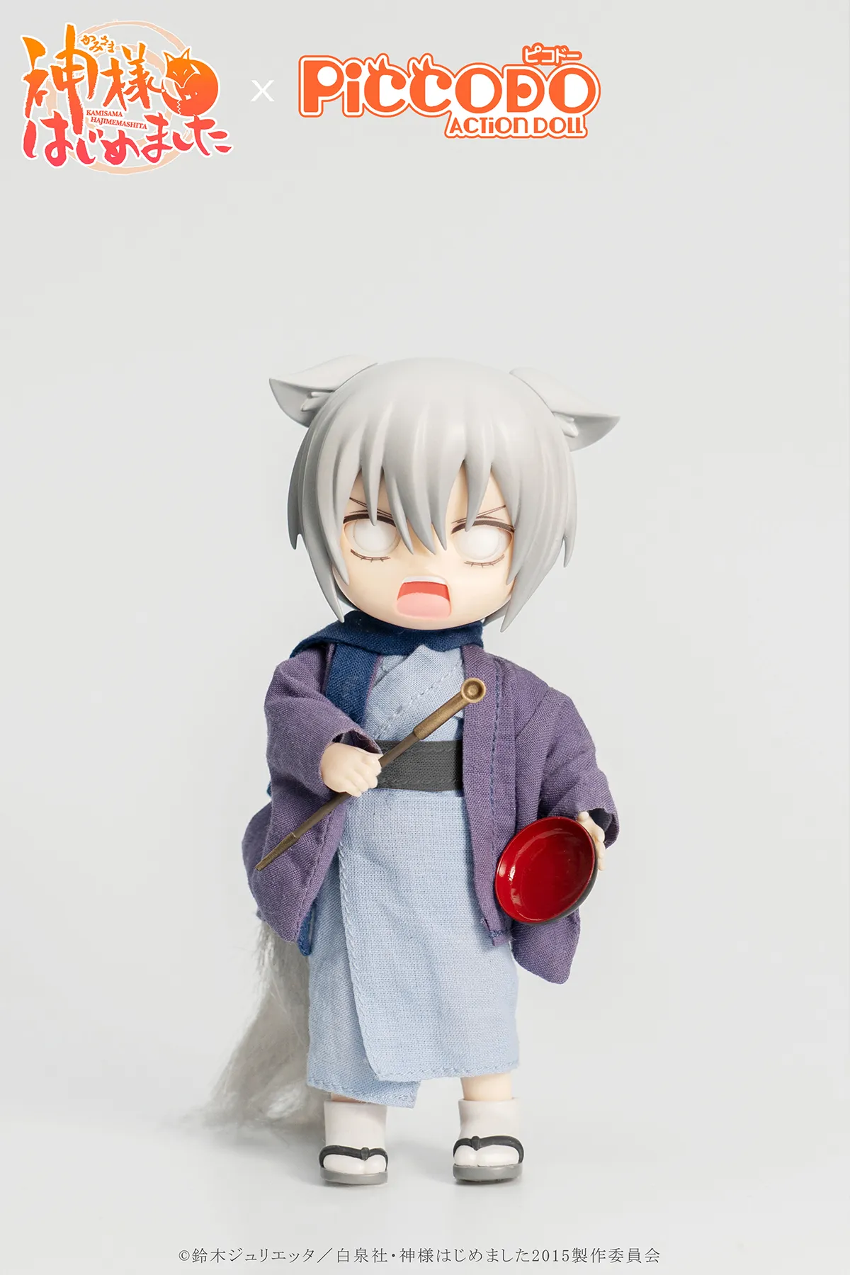 神様はじめました Piccodo action doll 巴衛　ドール GENESIS PICCODO 神様はじめました◎ 巴衛 デフォルメドール