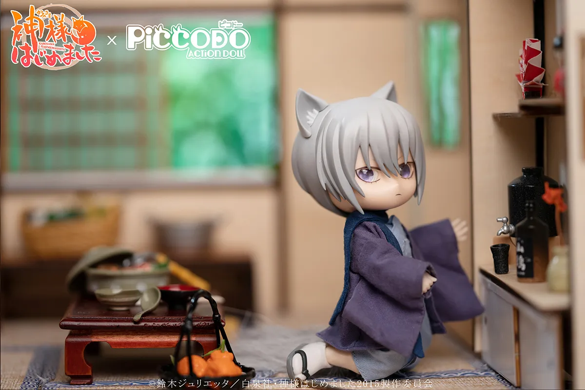 神様はじめました 巴衛 piccodo ピコドー ドール ぬいぐるみ 人形 美品 PICCODO ACTION DOLL 神様はじめました 巴衛 デフォルメドール