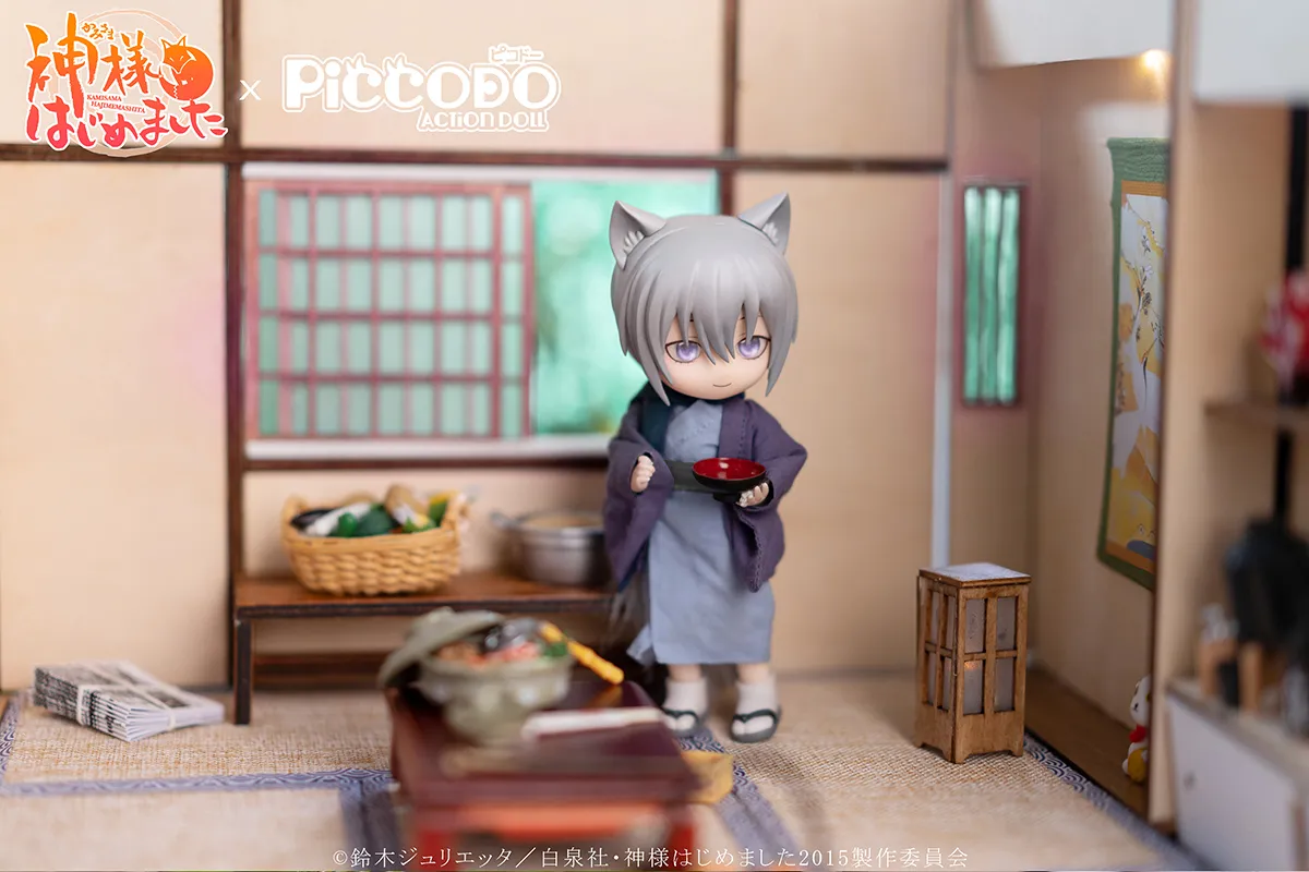神様はじめました 巴衛 piccodo ピコドー ドール ぬいぐるみ 人形 美品 PICCODO ACTION DOLL 神様はじめました 巴衛 デフォルメドール