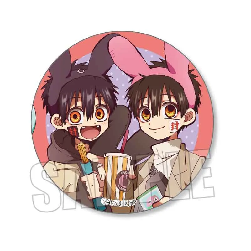 地縛少年花子くん ぬいぐるみ　カード　缶バッジ 地縛少年花子くん 缶バッジ 小悪魔パーカー／花子くん／天使寧々