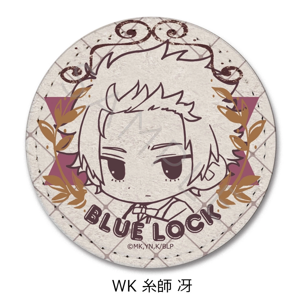 予約2026年05月】TVアニメ『ブルーロック』 レザーバッジ(丸形) WK (糸