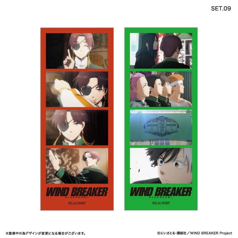 WIND BREAKER 中国限定　場面　フォトカード　セット　B TVアニメ『WIND BREAKER』ブック型フォトカードセット_蘇枋隼飛