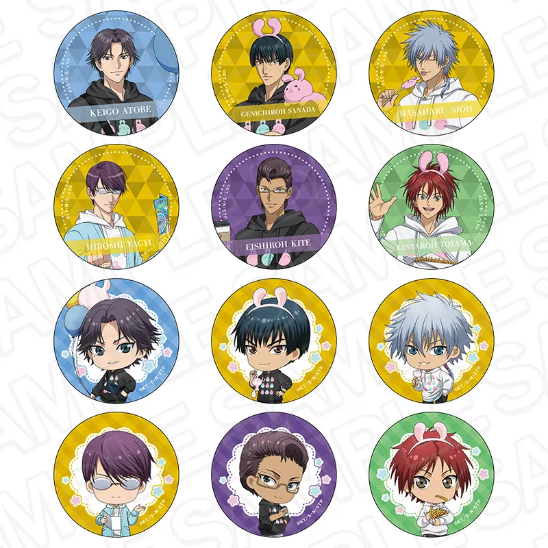 予約2025年05月】新テニスの王子様 カンバッジ(ブラインド) C 遊園地