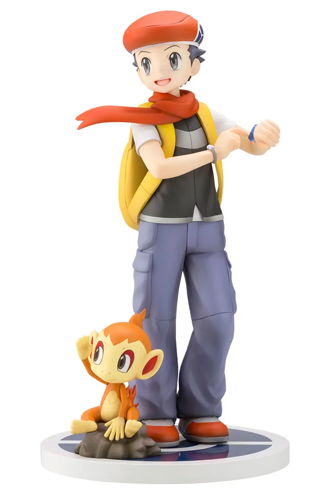 コトブキヤ　ポケモンフィギュアシリーズ　コウキwithヒコザル 予約2022年7月】ARTFX J 『ポケットモンスター』シリーズ コウキ