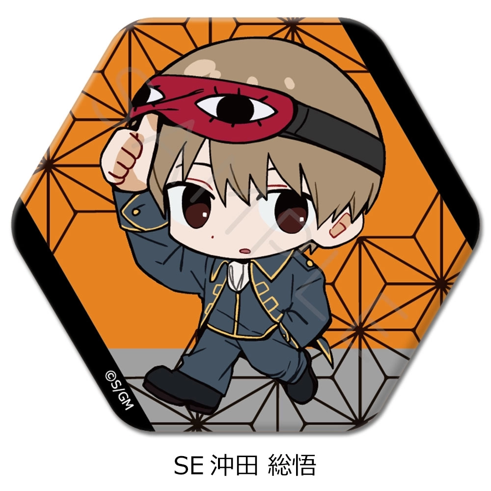 予約2026年05月】『新劇場版 銀魂 -吉原大炎上-』 六角形缶バッジ(ちぽ