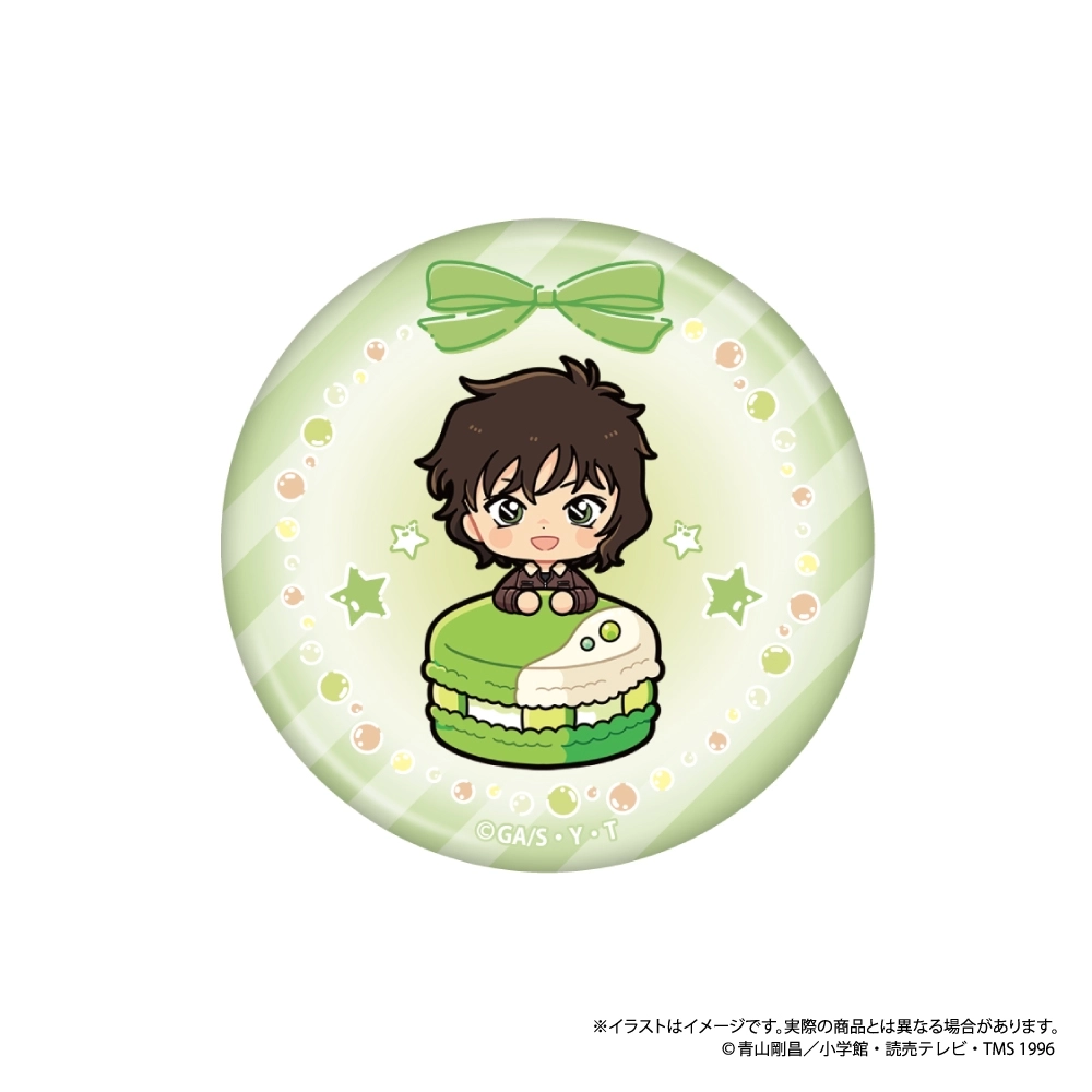 名探偵コナン 丸型缶バッジ 世良真純SD(マカロンvol.2) 【パルック