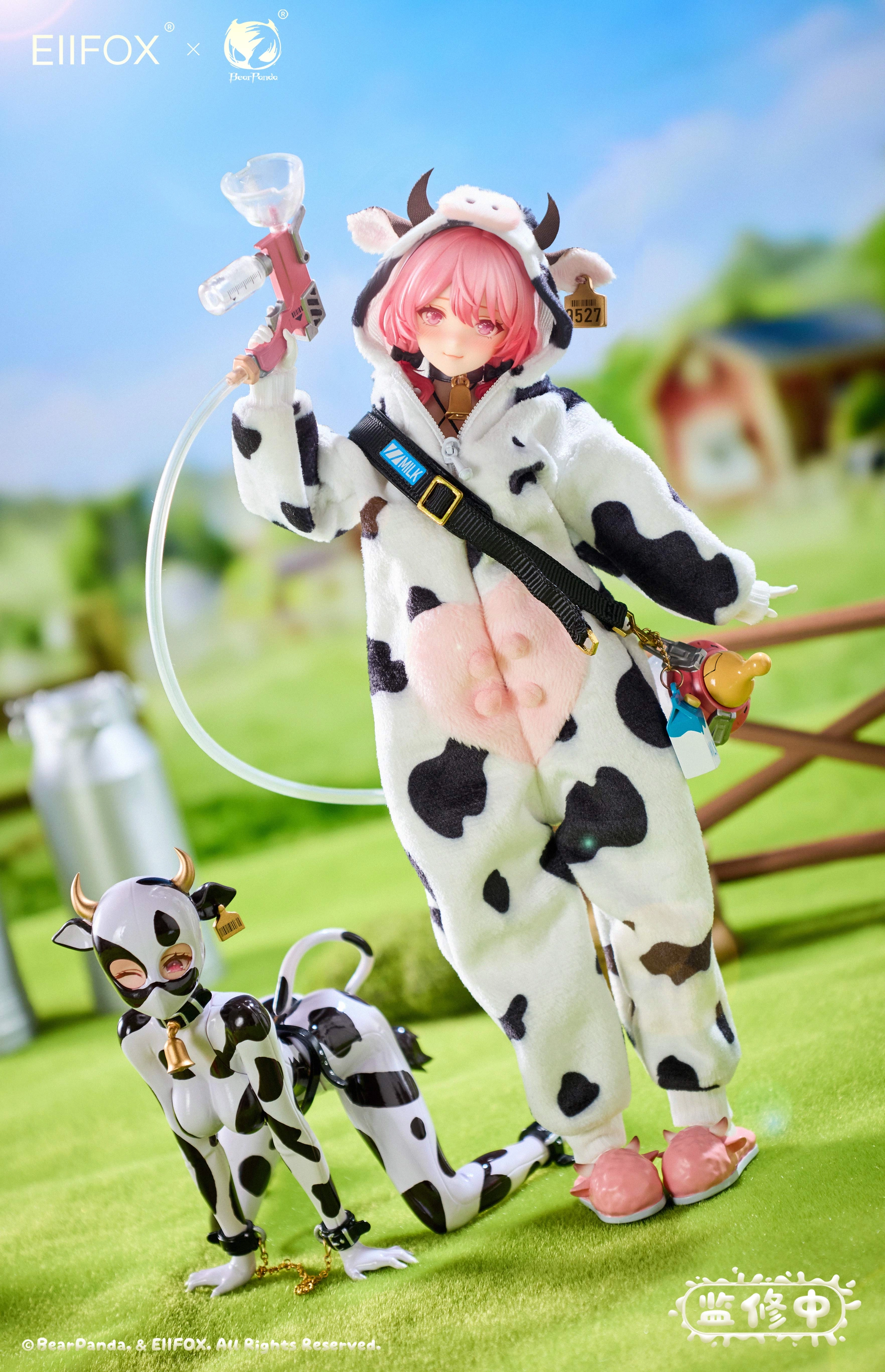 送料無料】Bear Panda x EIIFOX 1/8 乳牛 MOMO 完成品アクション