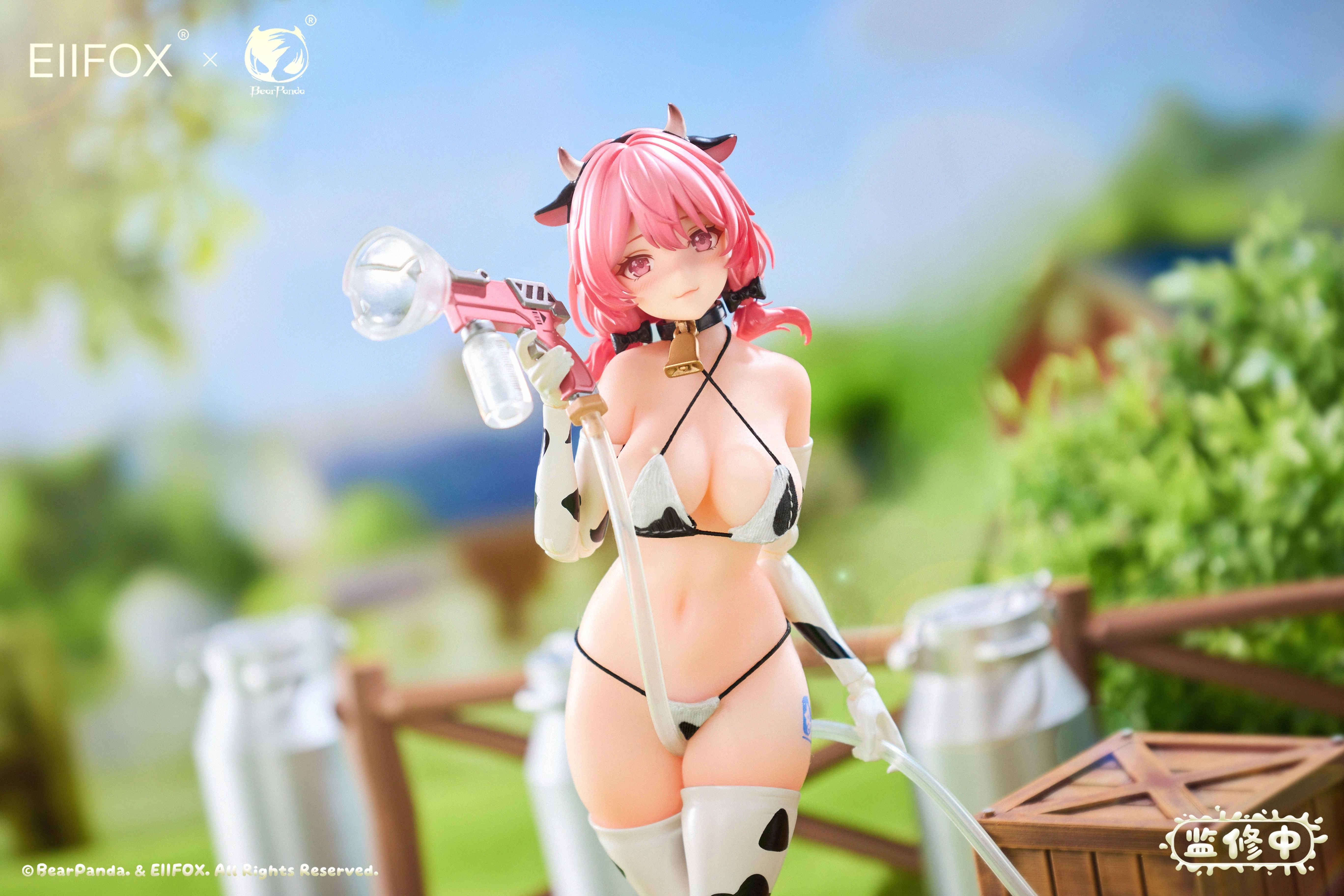 ミルク★牛さん(BIG) 送料無料】Bear Panda x EIIFOX 1/8 乳牛 MOMO 完成品アクション