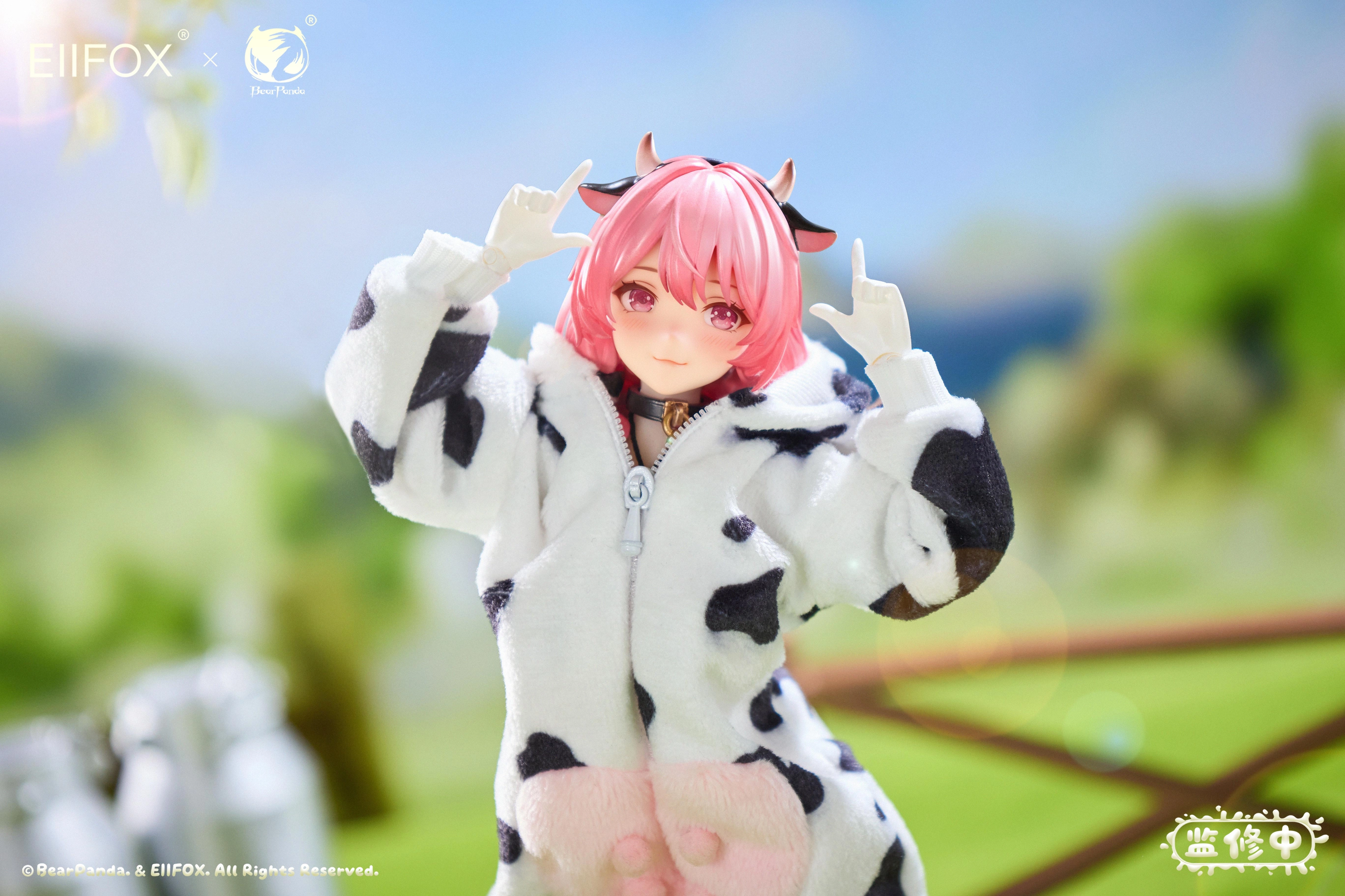 送料無料】Bear Panda x EIIFOX 1/8 乳牛 MOMO 完成品アクション 送料無料】Bear Panda x EIIFOX 1/8 乳牛 MOMO 完成品アクション