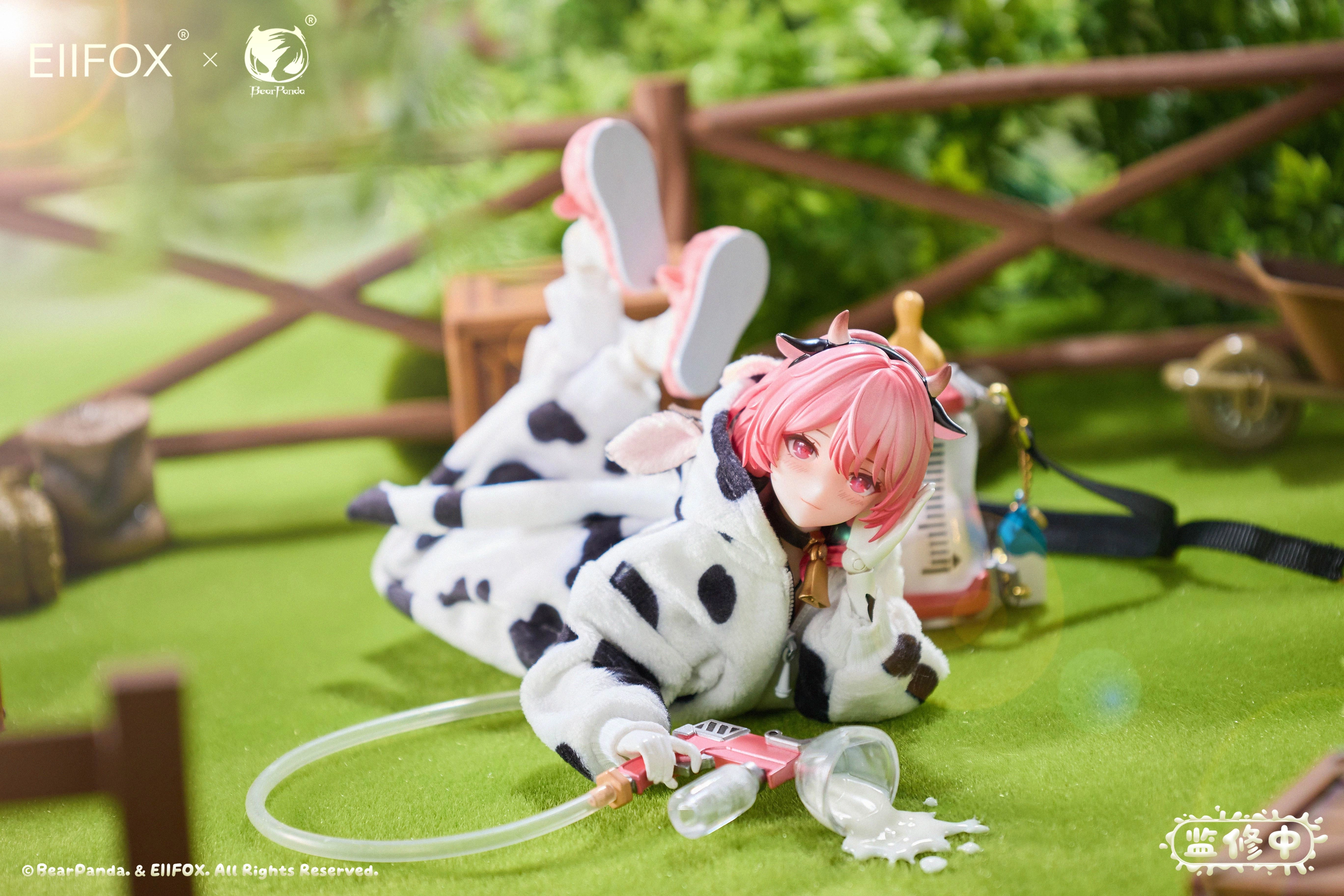 送料無料】Bear Panda x EIIFOX 1/8 乳牛 MOMO 完成品アクション