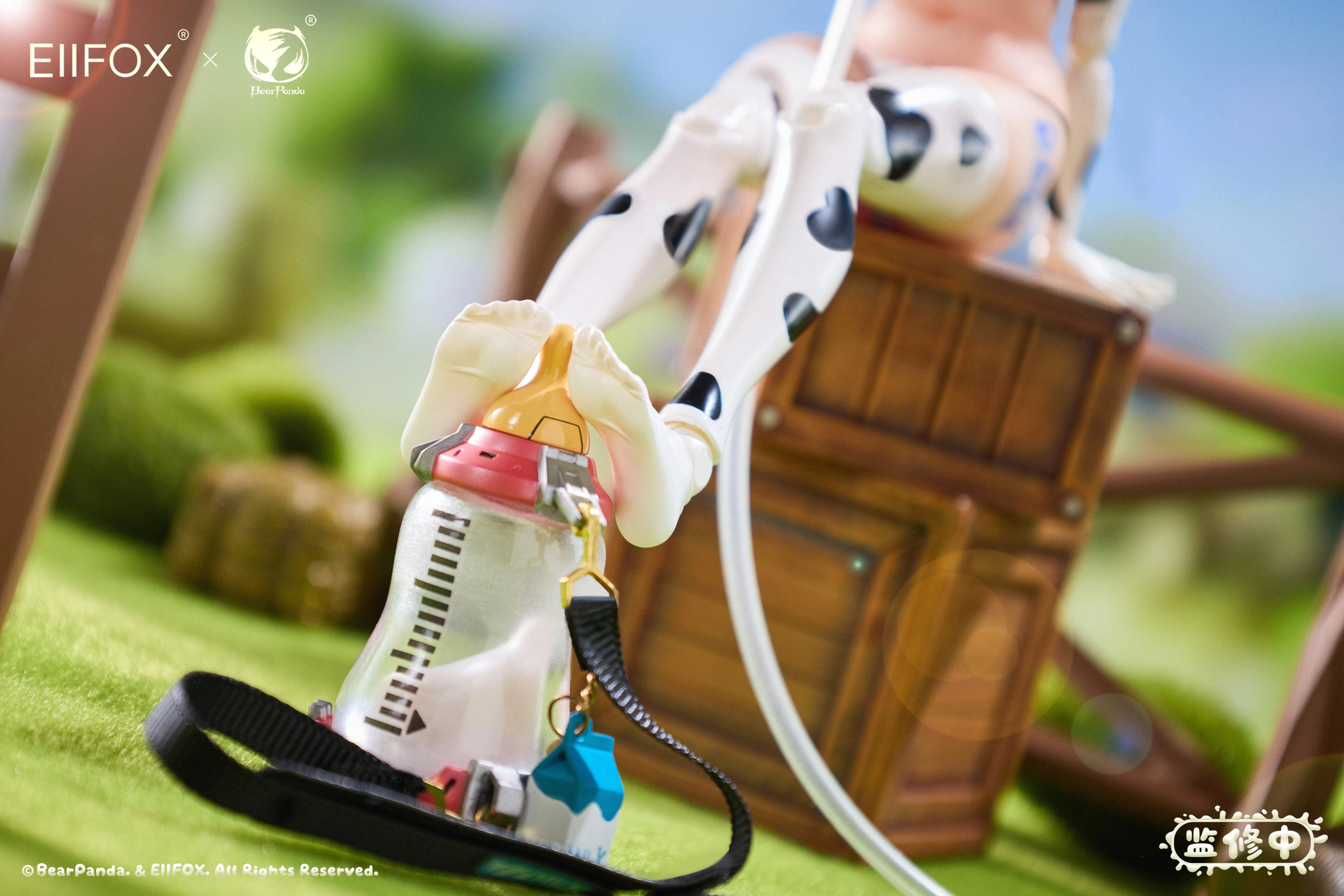 送料無料】Bear Panda x EIIFOX 1/8 乳牛 MOMO 完成品アクション