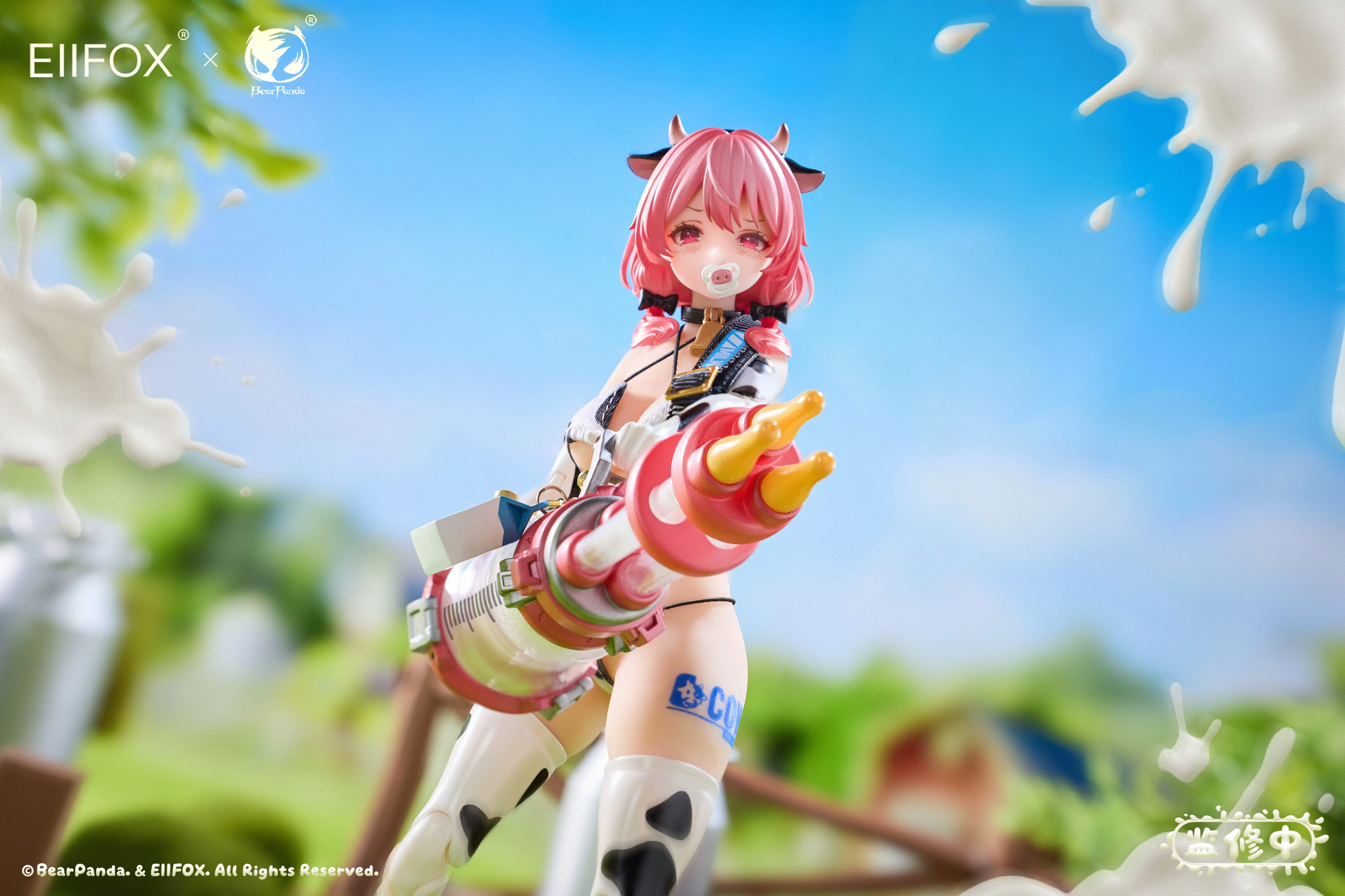 送料無料】Bear Panda x EIIFOX 1/8 乳牛 MOMO 完成品アクション