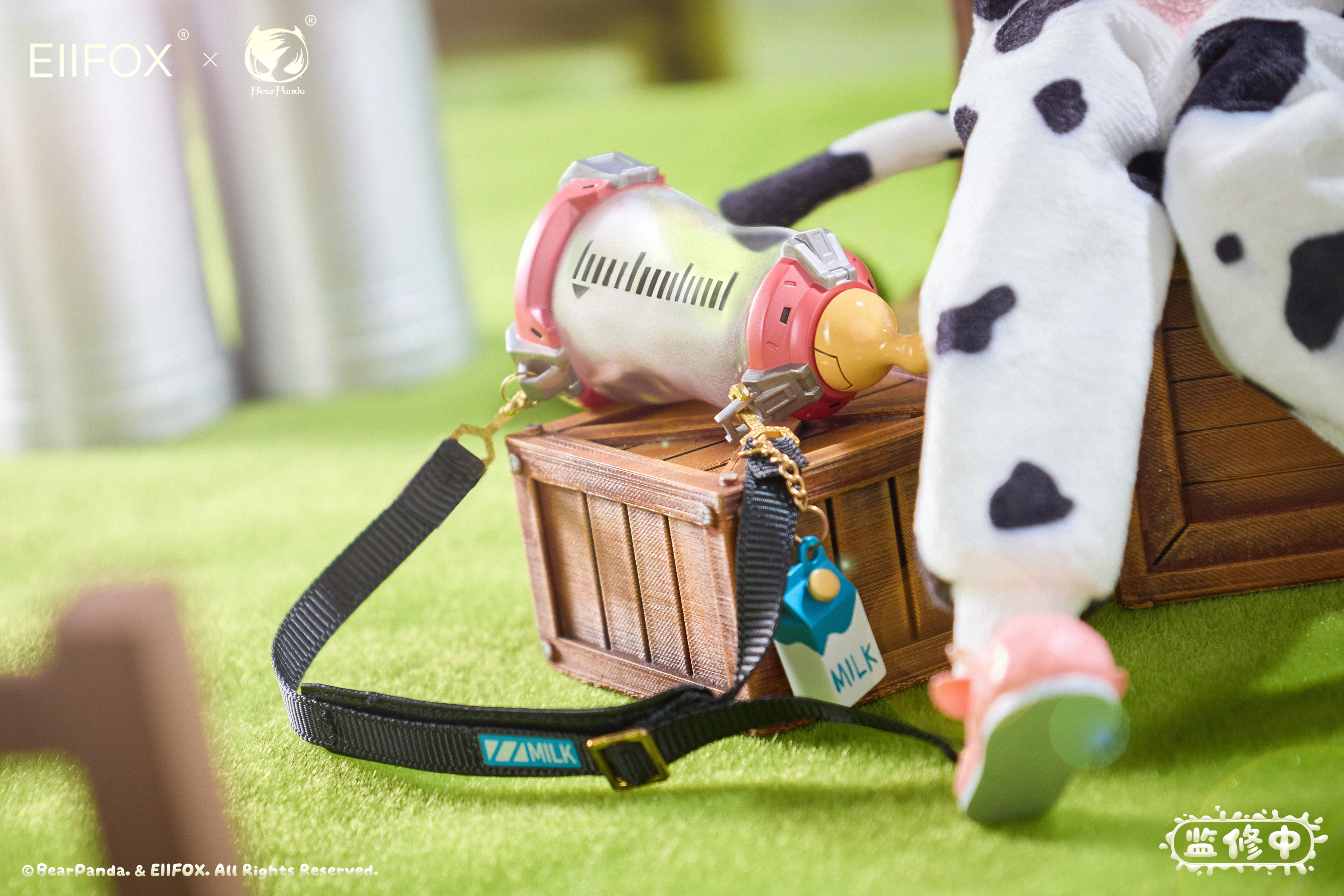 送料無料】Bear Panda x EIIFOX 1/8 乳牛 MOMO 完成品アクション