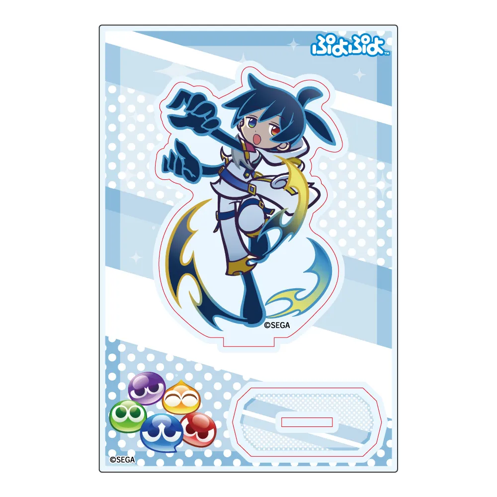 予約2025年04月】ぷよぷよ アクリルスタンド くろいシグ みどびよ