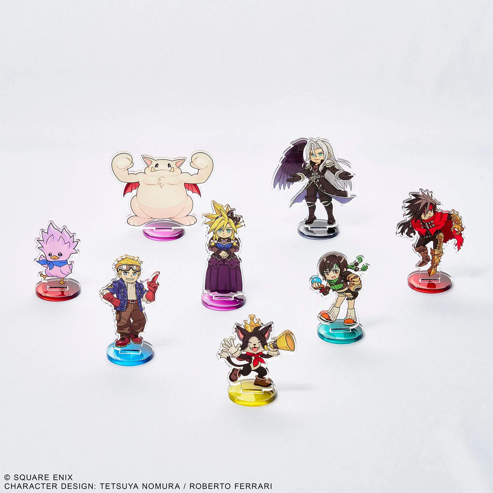 ファイナルファンタジー7 エバークライシス アクリルスタンド 缶バッジ 25点 FF7』シリーズのロゴアクスタが当たるオンラインくじが本日（2