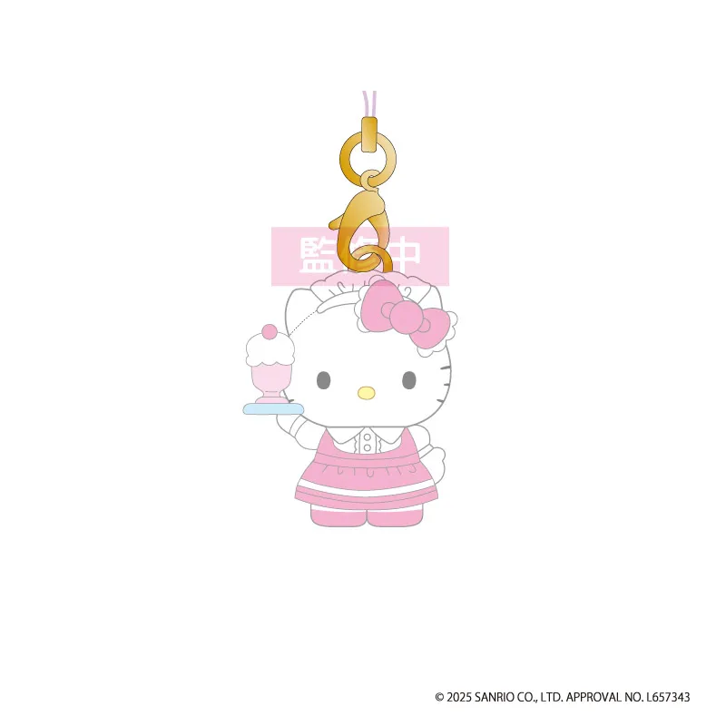 新品非売品　ハローキティ　ストラップ　アルミバージョン　全2色セット 新品非売品 ハローキティ ストラップ アルミバージョン 全2色