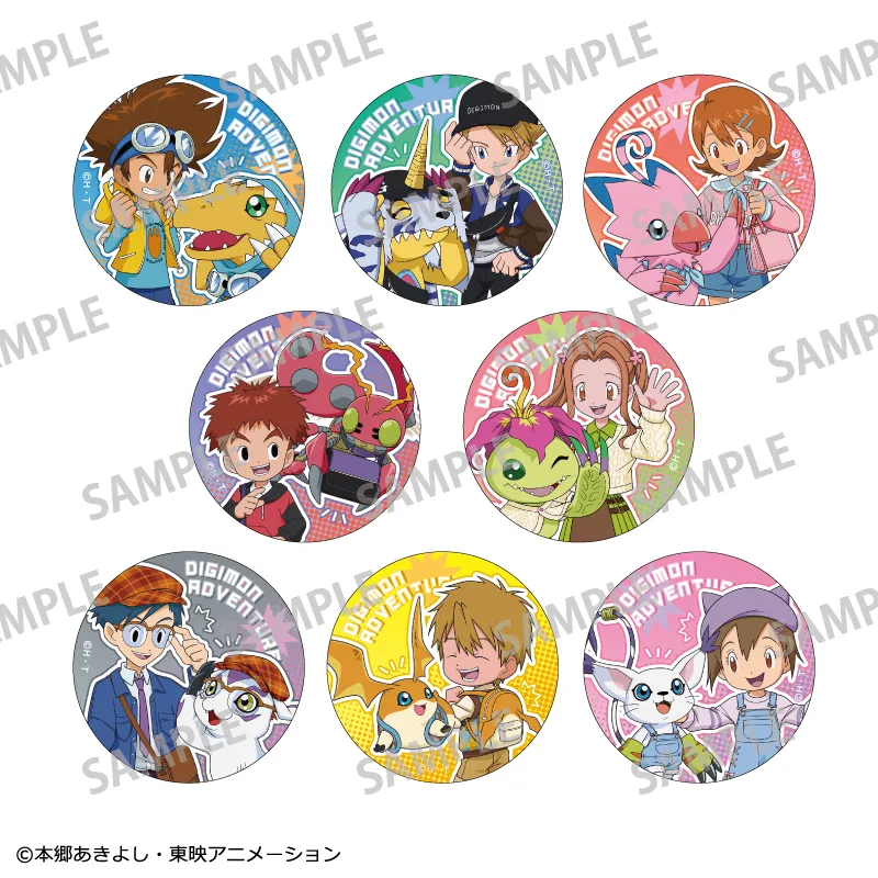 予約2025年06月】デジモンアドベンチャー トレーディング75mm缶バッジ