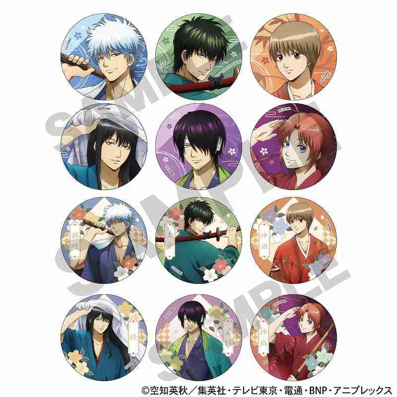 予約2025年06月】銀魂 トレーディング缶バッジ 春の錦 12パック入りBOX