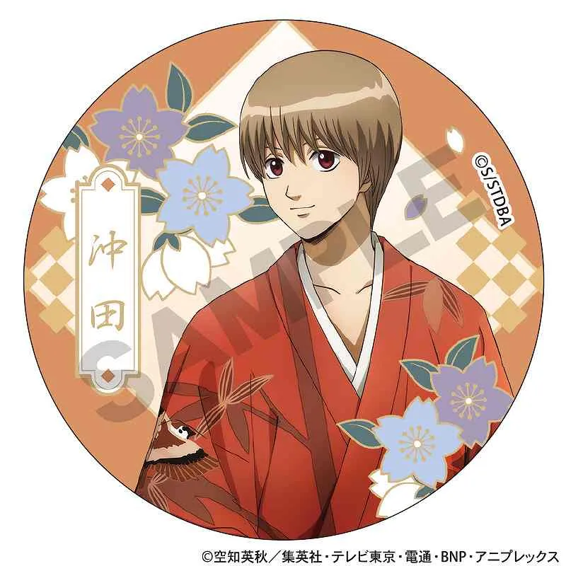 銀魂　グリッター缶バッジ　春の錦　桂 AnimeJapan 2025・通販限定】商品📸 きらきらとラメが輝く