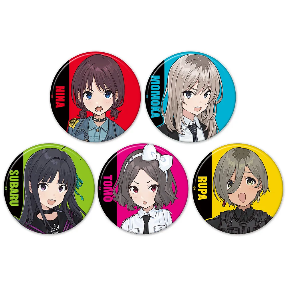 予約2025年06月】ガールズバンドクライ 缶バッジ5個セット トゲ