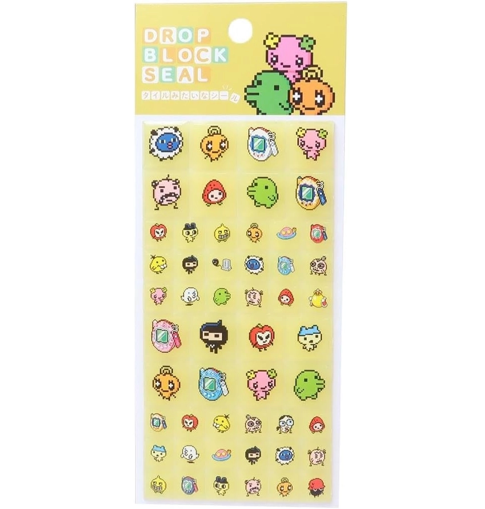 カミオジャパン たまごっち ドロップブロックシール イエロー