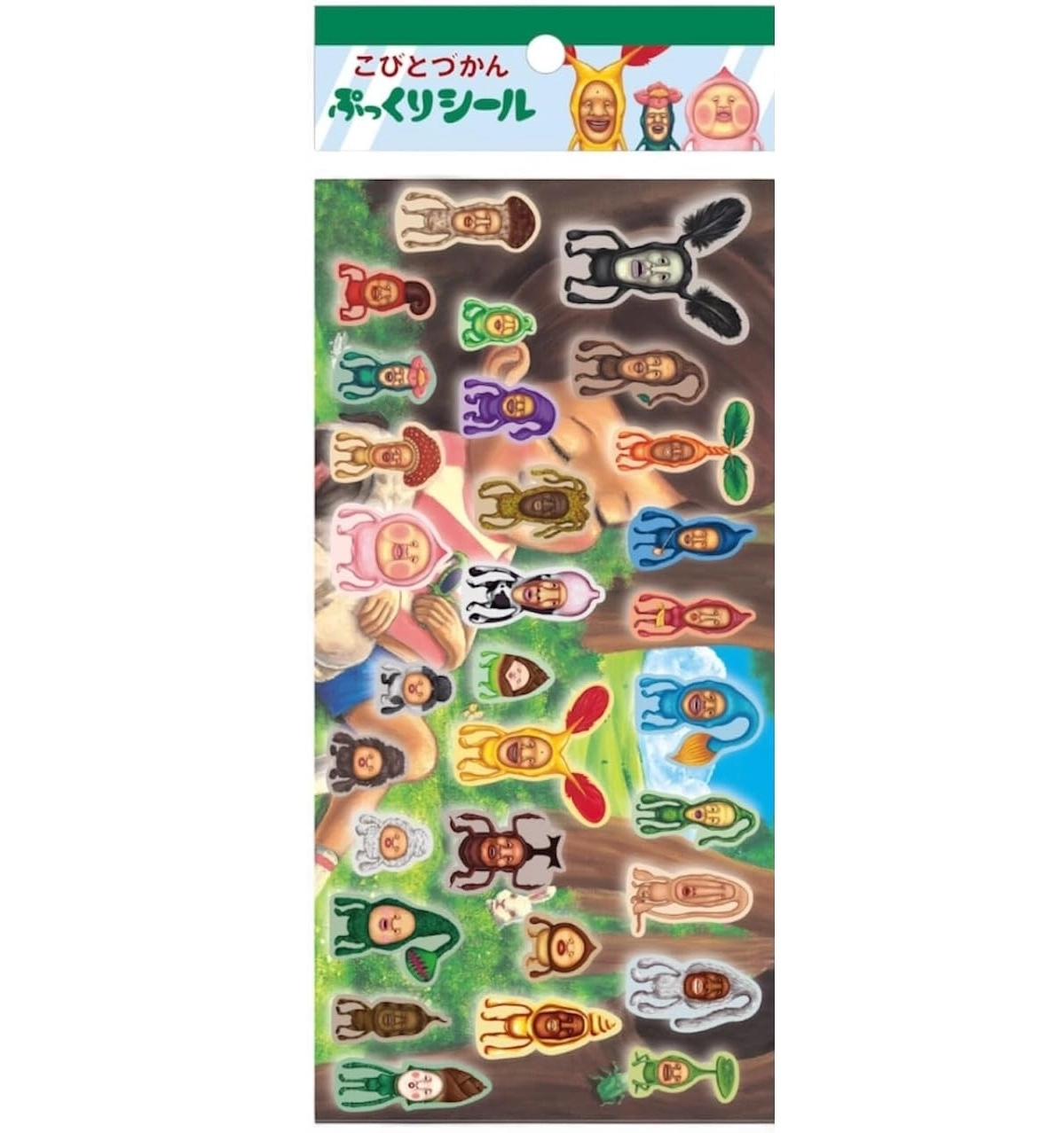 在庫】 こびとづかん ぷっくりシール づかん | フィギュア・ホビーの