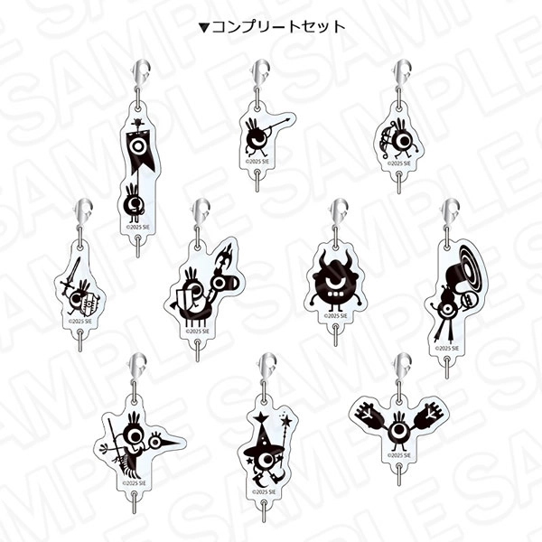 希少　パタポン　フィギュア　全5種セット　キーホルダー　ストラップ パタポン1+2 リプレイ つながるミニチャーム(ランダム) セット