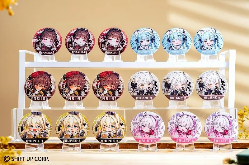 勝利の女神:NIKKE ちびキャラトレーディング缶バッジ 1Box 18pcs | HLJ