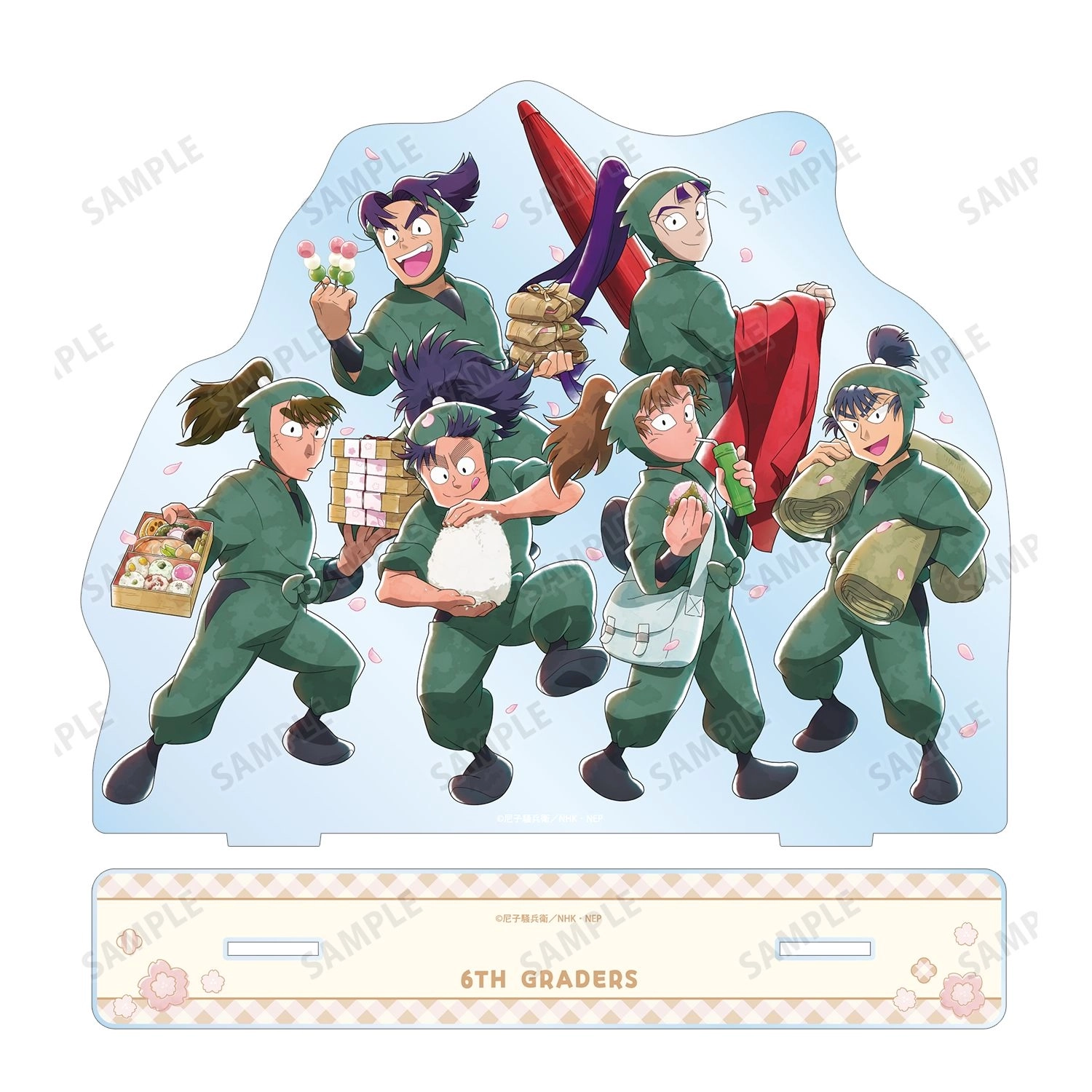 予約2026年08月】忍たま乱太郎 描き下ろし 六年生集合 楽しいお花見の