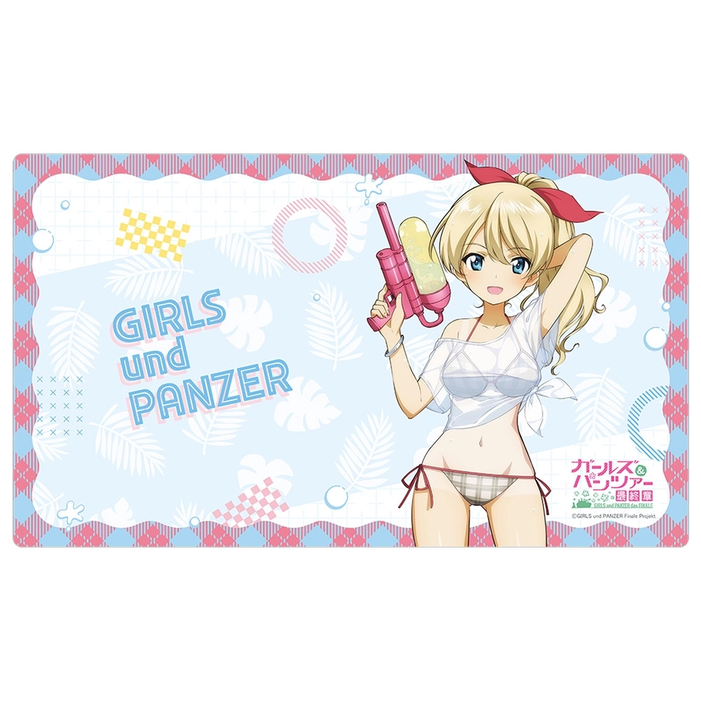 ガールズ＆パンツァー プレイマット ダージリン ウェディング 予約2027年02月】ガールズ＆パンツァー 最終章 描き下ろしラバーマット