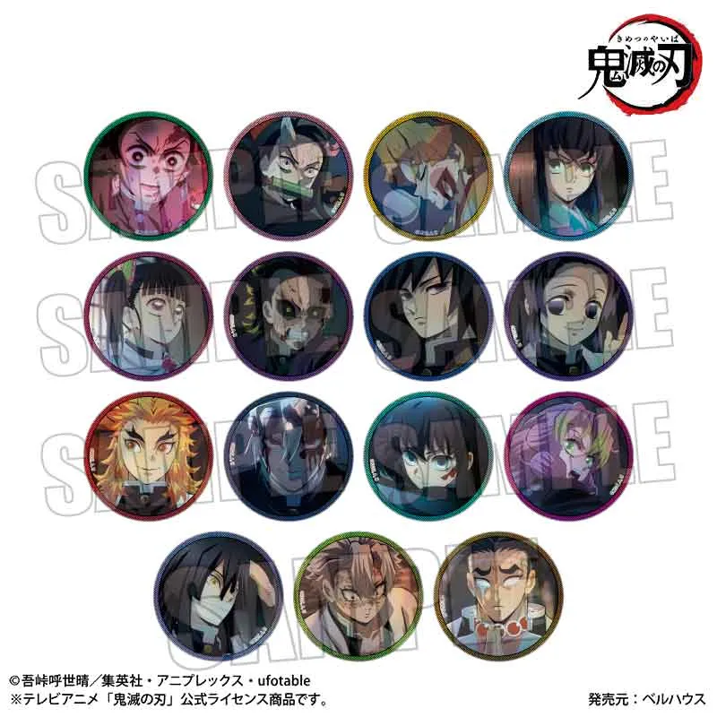 鬼滅の刃　ANIPLEX 中国限定　ホログラム缶バッジ　12点セット 鬼滅の刃 atmos ホログラム 缶バッジ MULTI 20FA-I 全種類 1BOX