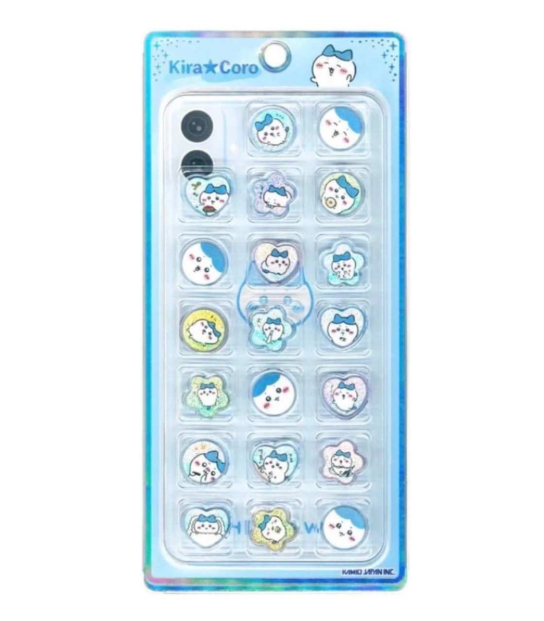 ハチワレ ちいかわ KiraCoroおはじきシール カミオジャパン