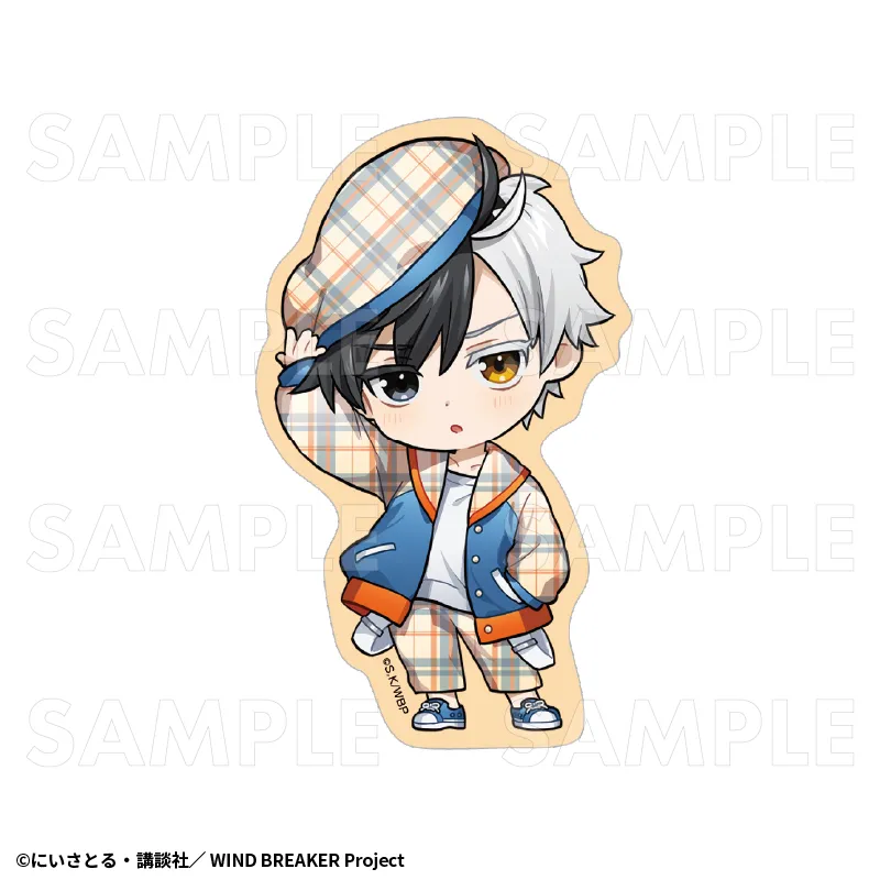 WIND BREAKER チェックセーラー 缶バッジ 桜遥 予約2026年02月】TVアニメ「WIND BREAKER」【チェックセーラー