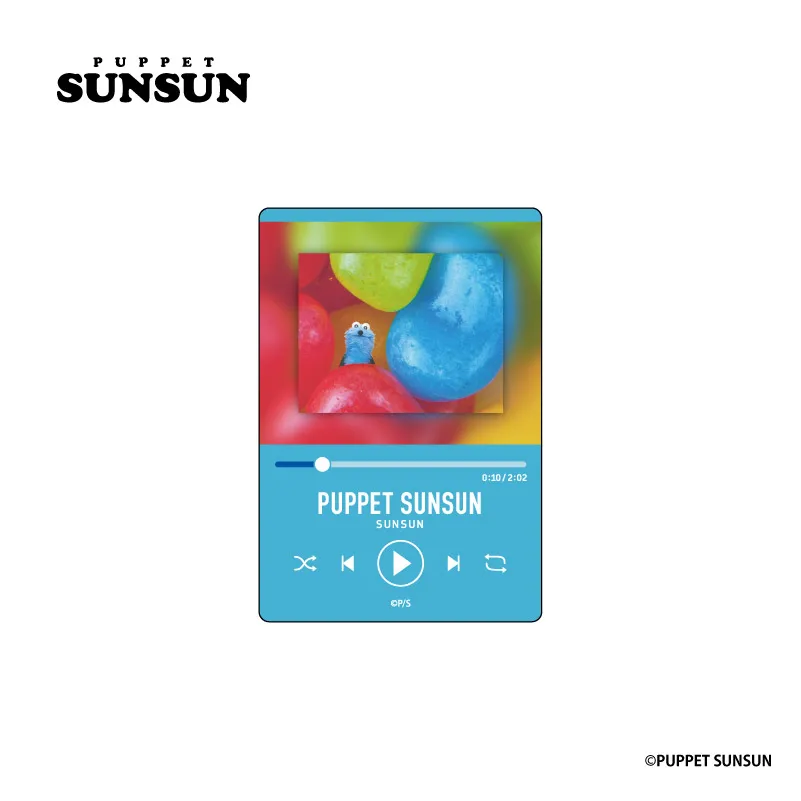 予約2025年09月】パペットスンスン トレーディングクリアカード 12