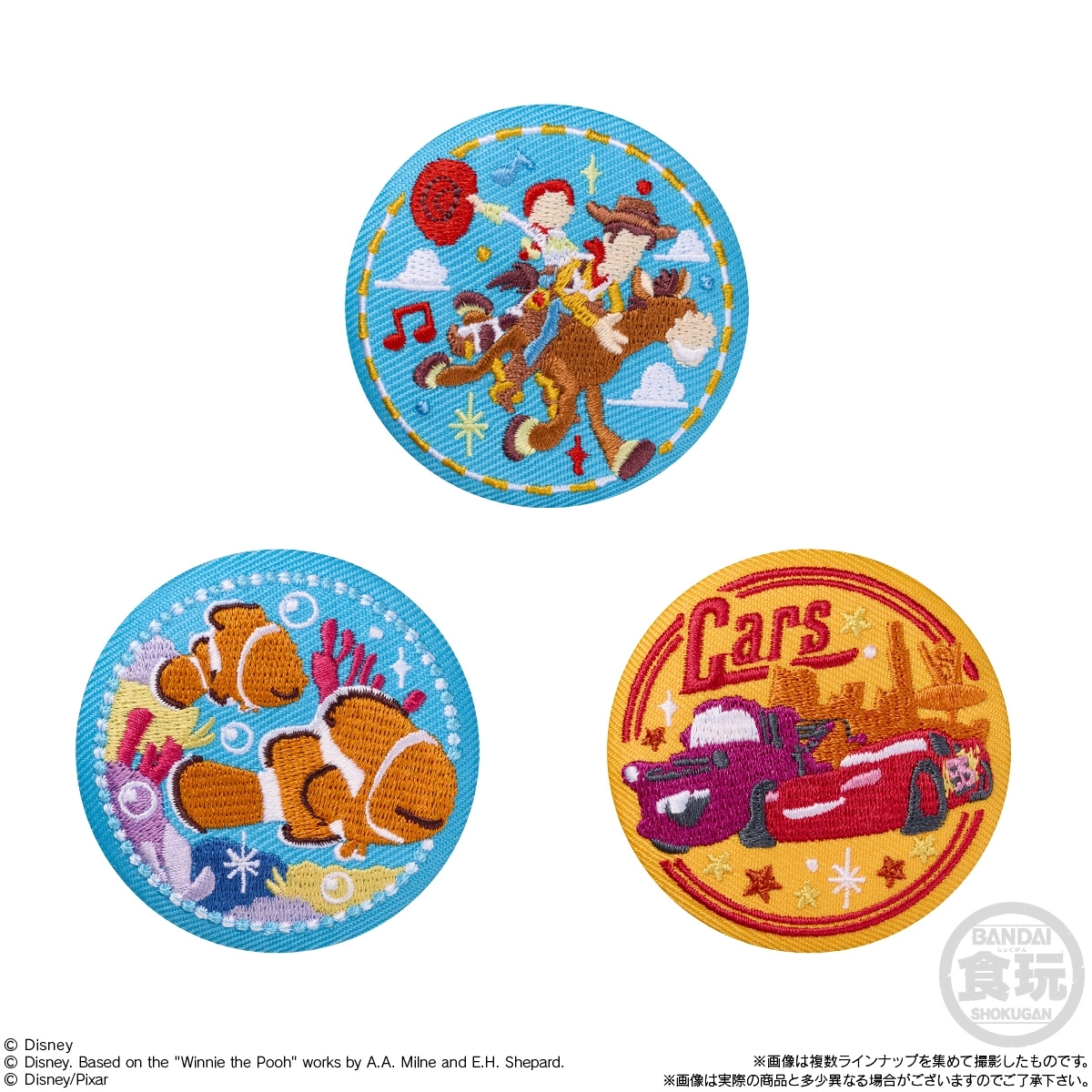 予約2026年12月】Disney Characters 刺繍缶バッジビスケット3 12パック