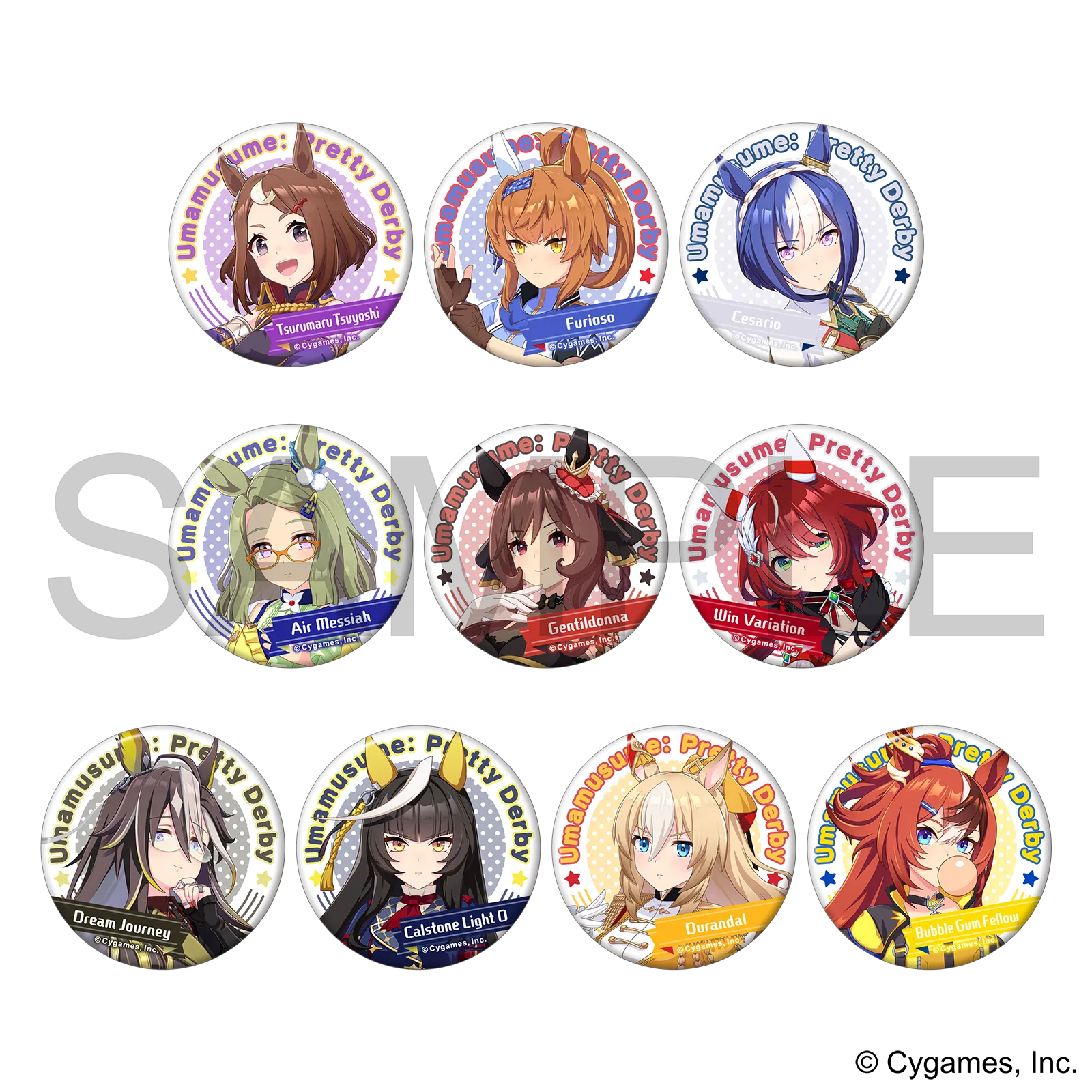 予約2025年08月】ウマ娘 プリティーダービー キャラバッジコレクション