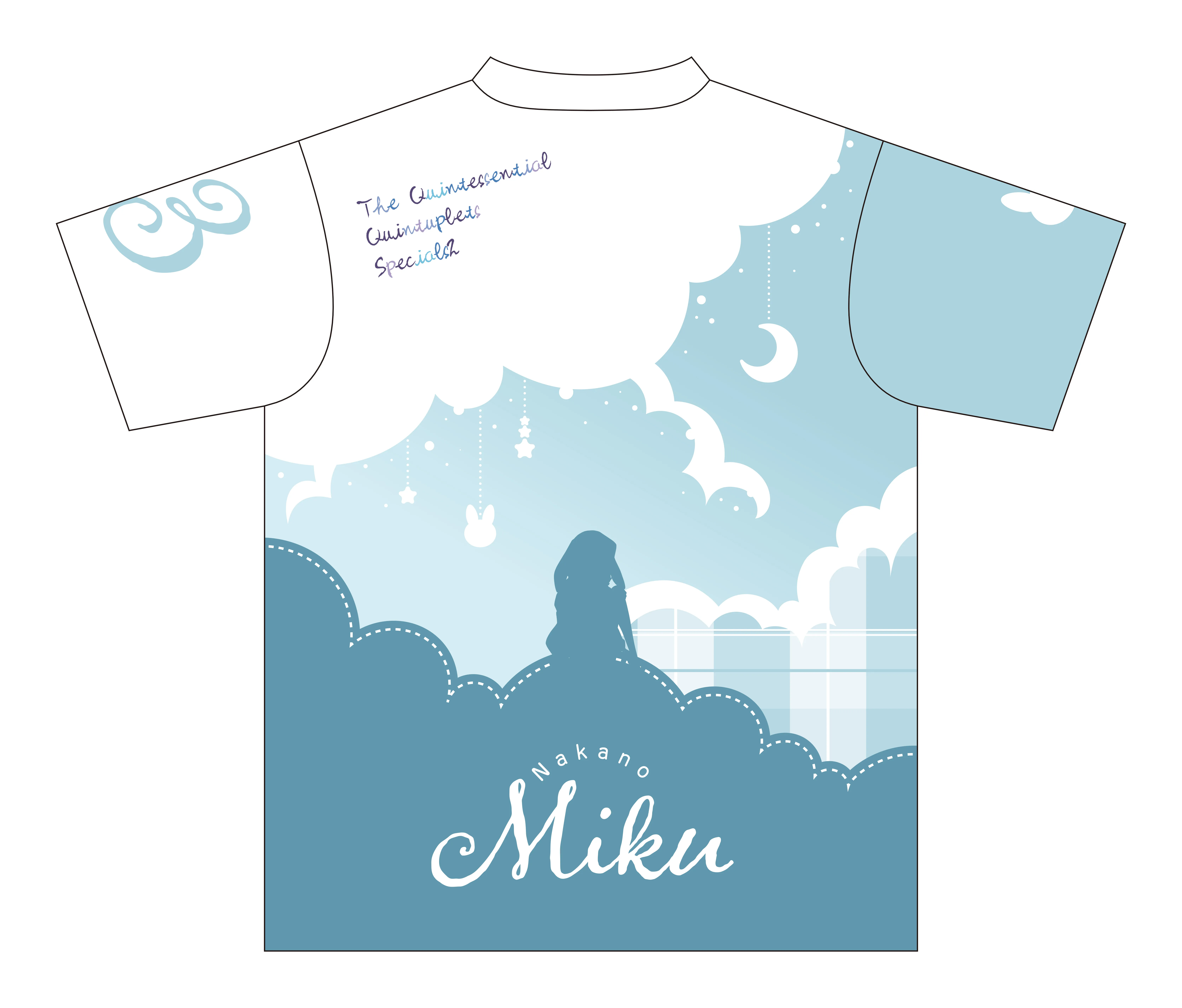 予約2025年08月】五等分の花嫁＊ フルグラフィックTシャツ 中野三玖 