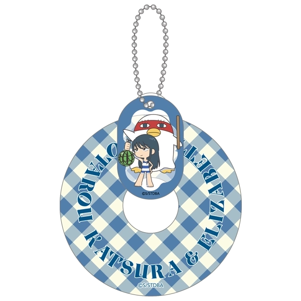 送料無料】銀魂 浮き輪アクリルキーホルダー 桂＆エリザベス プール 