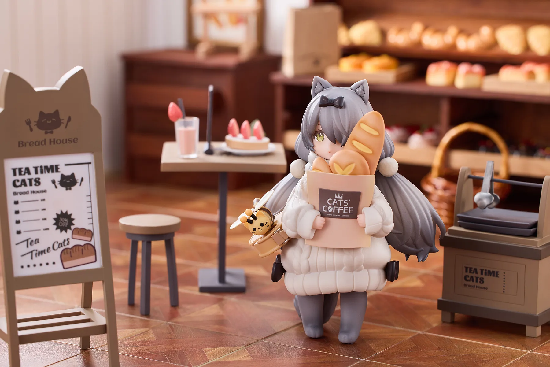 予約2025年04月】『ティータイム キャッツ シーン』にゃん町“パン屋