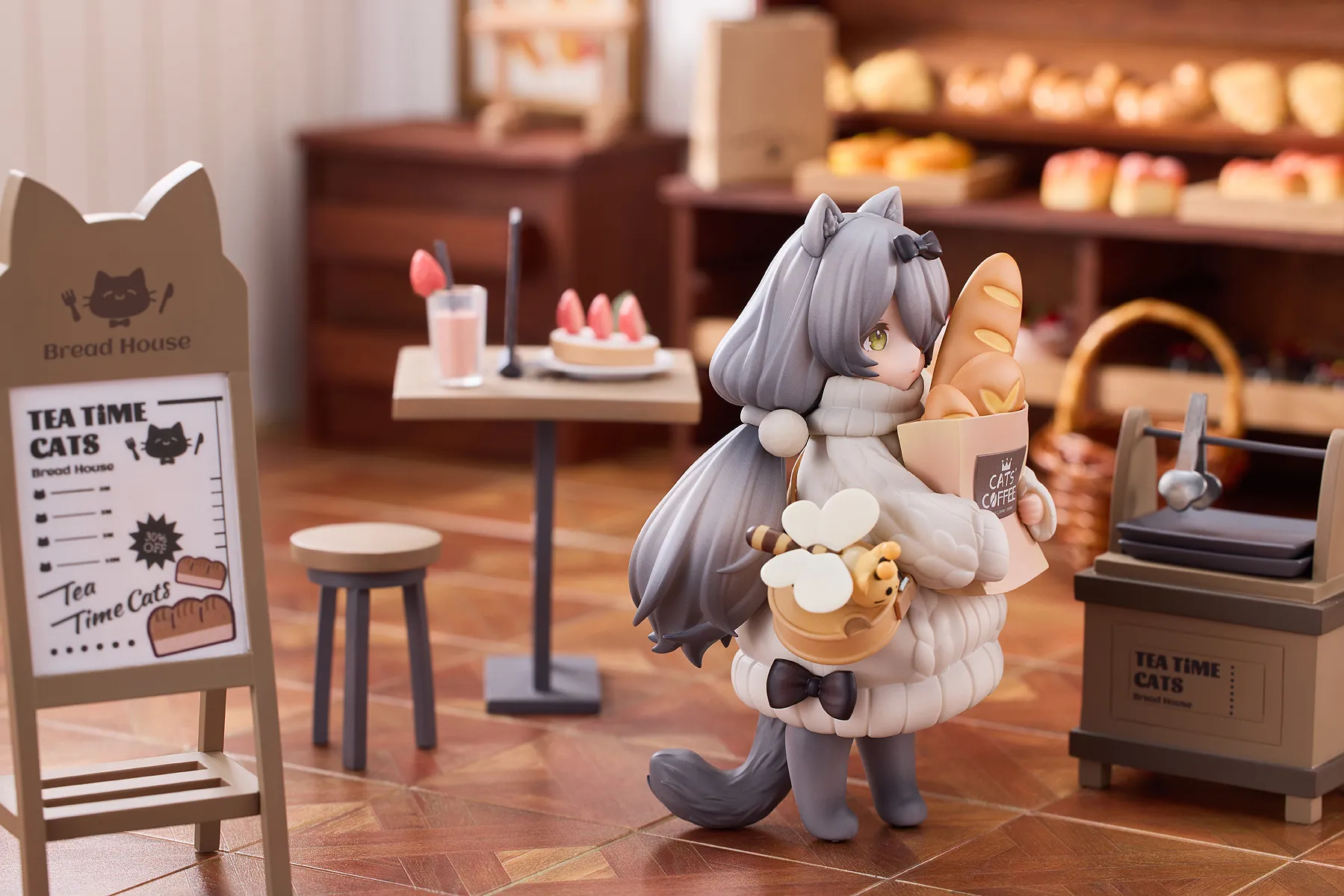 予約2025年04月】『ティータイム キャッツ シーン』にゃん町“パン屋