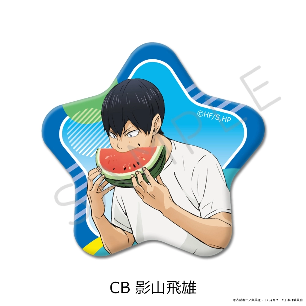 予約2026年09月】「ハイキュー！！」第13弾 星型缶バッジ CB(影山飛雄
