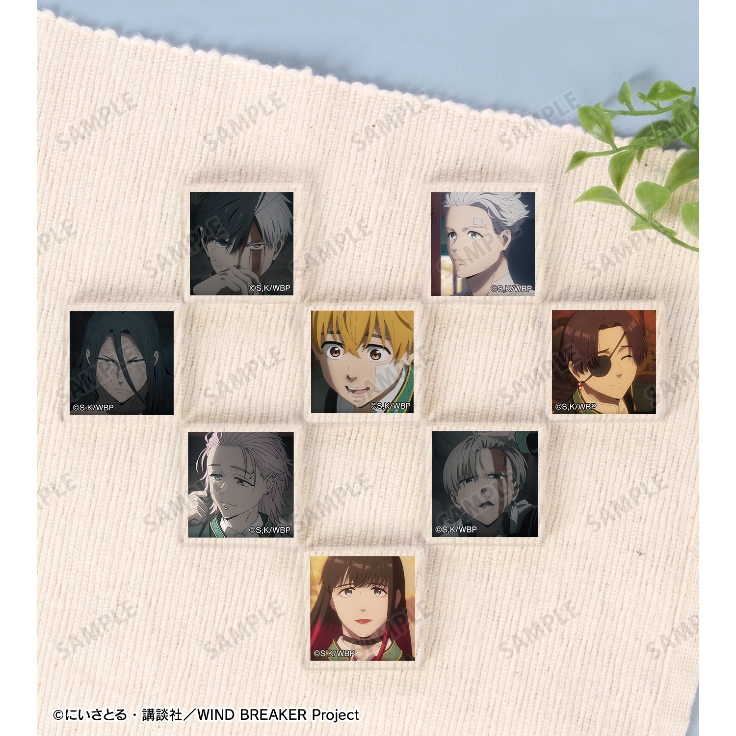 将国のアルタイル   原画展　メタルチャーム　バヤジット　アビリガ 予約2025年10月】TVアニメ『WIND BREAKER』 トレーディング場面