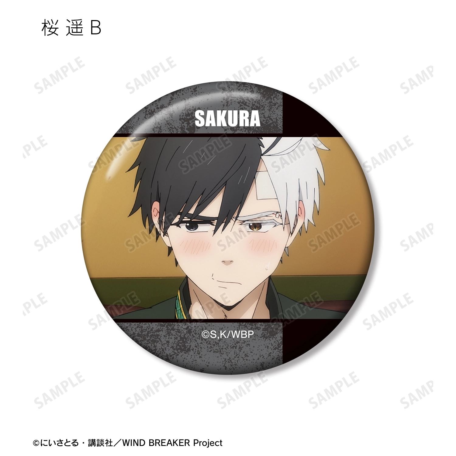 予約2025年10月】TVアニメ『WIND BREAKER』 桜 遥 場面写缶バッジ2個