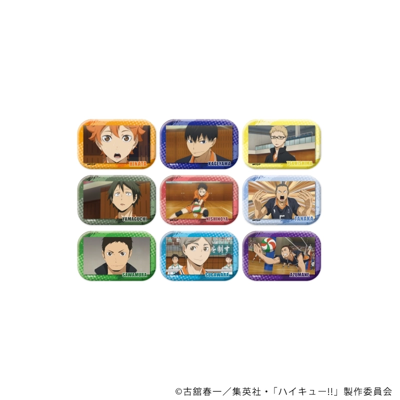ハイキュー！！スクエア缶バッジ ハイキュー!! スクエア缶バッジセット（制作現場風） 木兎・赤葦