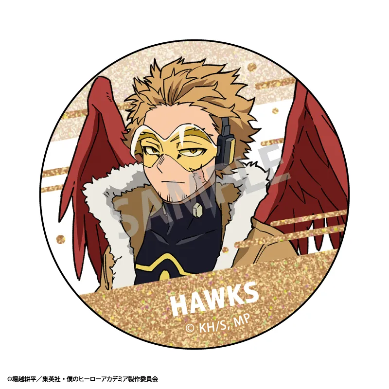 爆豪勝己 グリッター 缶バッジ コレクション 僕のヒーローアカデミア ヒロアカ フルカラー キラキラ 予約2024年10月僕のヒーローアカデミア トレーディンググリッター缶